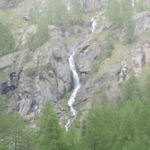 alps waterfall