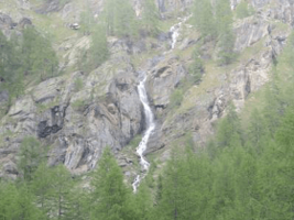 alps waterfall